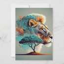 Buscar safari africano tarjetas Leones