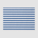 Buscar rayas blancas y azules papel de seda Patrón