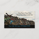 Buscar reciclador tarjetas de visita Metal