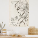 Buscar meditación posters Chica