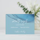 Buscar aguamarina tarjetas rsvp Elegante