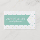Buscar polka dot tarjetas de visita Adorable