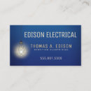 Buscar bombilla tarjetas de visita Moderno