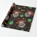 Buscar halloween payaso papel de regalo Espantoso