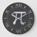 Buscar símbolo del pi relojes de pared Profesor de matemáticas