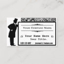 Buscar caballeros tarjetas de visita Blanco y negro