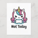 Buscar unicornio azul postales Kawaii