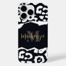 Buscar leopardo blanco y negro iphone fundas Moda