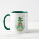 Buscar leprechaun afortunado tazas Verde