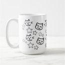 Buscar el gato negro tazas Señora de los gatos