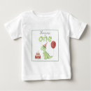 Buscar cumpleaños del dinosaurio bebe camisetas Acuarela