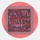 Buscar escorpión pegatinas Rojo