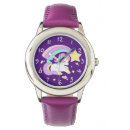 Buscar unicornio divertido relojes Lindo