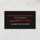 Buscar autos tarjetas de visita Servicio