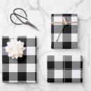 Buscar blanco y negro a cuadros papel de regalo Para todos
