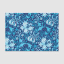 Buscar añil papel de seda Floral