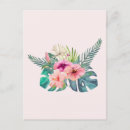 Buscar flores tropicales tarjetas Hawai