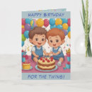 Buscar niñas gemelas tarjetas Para niños