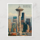 Buscar seattle verticales postales Vintage
