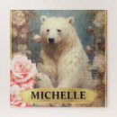 Buscar oso polar puzzles Acuarela