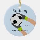 Buscar balón de fútbol adornos Portero