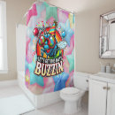 Buscar abeja cortinas de baño Divertido