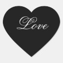 Buscar corazón negro pegatinas Amar