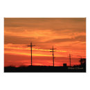 Buscar electricidad posters Puesta de sol