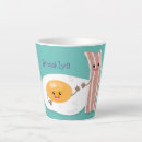 Buscar tocino divertido tazas Adorable