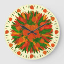 Buscar pimiento relojes de pared Rojo