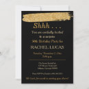 Buscar estilo los invitaciones 50 cumpleaños Negro