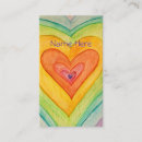 Buscar corazones coloridos tarjetas de visita Amar