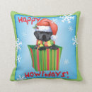 Buscar labrador retriever negro cojines Navidad