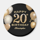Buscar años 20 imanes Cumpleaños feliz