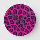 Buscar leopardo relojes de pared Modelo del leopardo