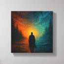 Buscar paisaje de la fantasía lienzos Puesta de sol
