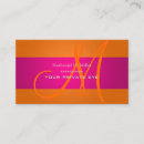 Buscar fuschia tarjetas de visita Brillante