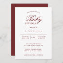 Buscar borgoña y blanco invitaciones Burdeos