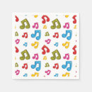 Buscar notas musicales servilletas Patrón
