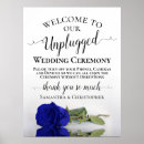 Buscar floral azul boda posters Para ellos