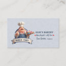 Buscar postres tarjetas de visita Panadero