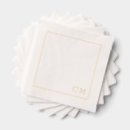 Buscar iniciales servilletas Minimalista