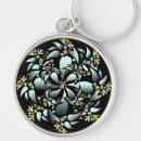 Buscar diseño de plata llaveros Azul