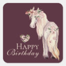 Buscar caballo feliz pegatinas Cumpleaños