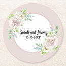 Buscar floral boda posavasos Rosas