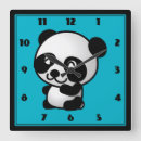 Buscar panda relojes de pared Animal