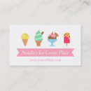 Buscar yogur tarjetas de visita Cono de helado