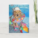 Buscar beach party tarjetas Perro