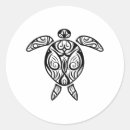Buscar redondo del tatuaje pegatinas Hawaiano