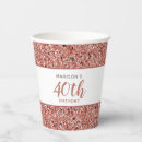 Buscar cuarenta papel vasos Brillo